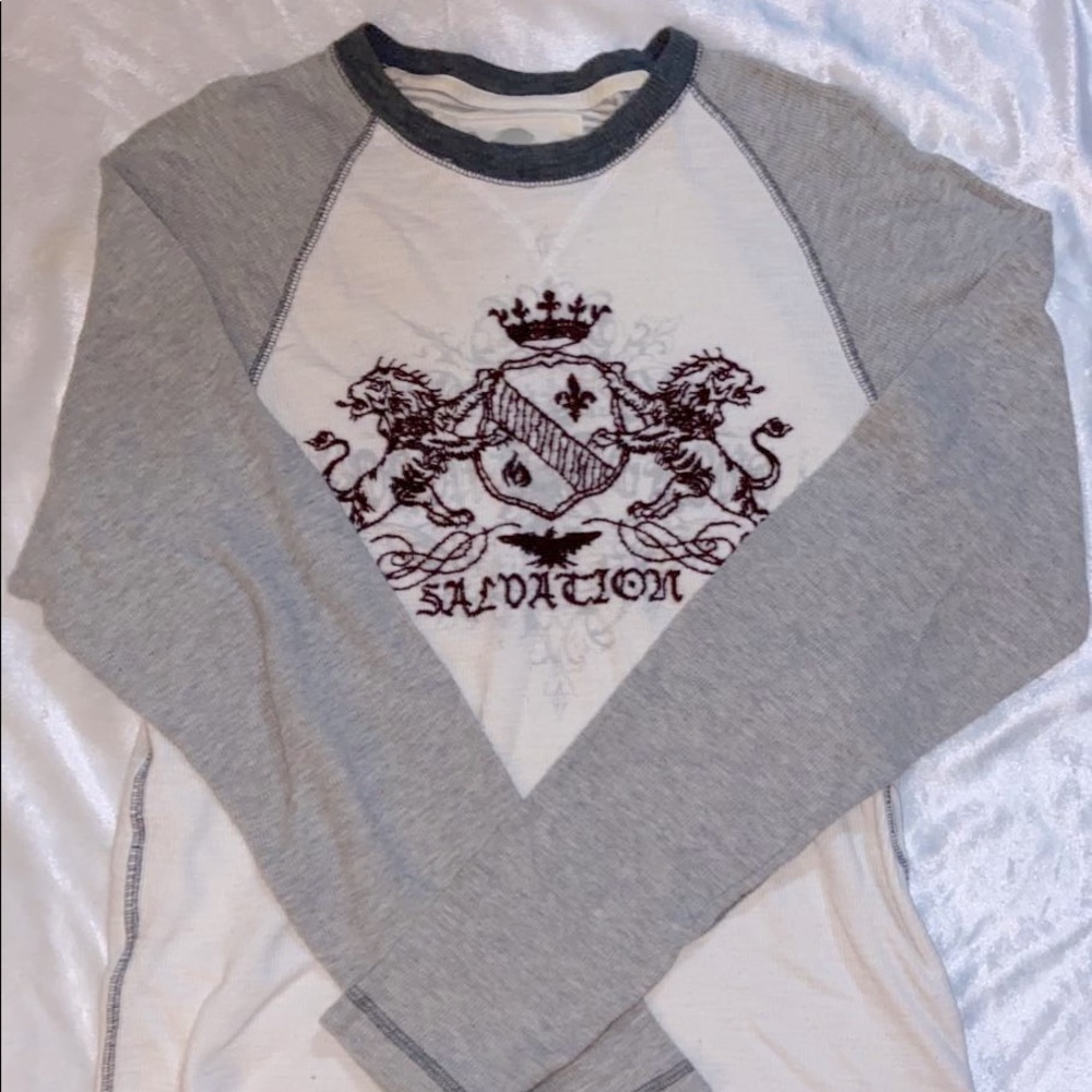 Long Sleeve Embroidered Express Tee